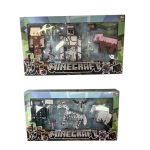 FIGURKI MINECRAFT MIECZ KILF KOŃ STEVE GOLEM ZOMBI 9478408