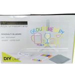 Duża Świecąca TABLICA AKRYLOWA do Rysowania LED 30 x20cm 4267635