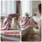 Szaliki Damskie_ paczka 12szt_ 1 kolor