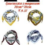 Szaliki Damskie_ paczka 12szt_ mix kolor 4394536