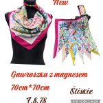 Szaliki Damskie_ paczka 12szt_ mix kolor 4394874