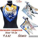 Szaliki Damskie_ paczka 12szt_ mix kolor 4394875