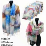Szaliki Damskie_ paczka 12szt_ mix kolor 4394897