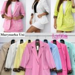 Marynarki Damskie _ Size uni _paczka 6szt_mix kolor 4395720