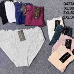 Majtki damskie _ Size XL-3XL_ paczka 24szt _mix kolor 3352763