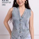 Kamizelki jeansowe DAMSKA _ Size xs-xl_ paczka 10szt _ 7837777