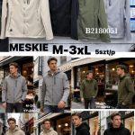 Kurtki MĘSKA _ Size M-3XL_ paczka 5szt _1Kolor 7837988