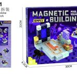 KLOCKI MAGNETYCZNE 104PCS MINECRAFT 3410838