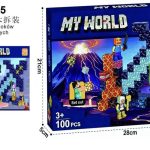 KLOCKI MAGNETYCZNE 100PCS MINECRAFT 3410842