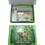 Klocki Magnetyczne Minecraft 200 Klocków + 2 Figurki 3410846