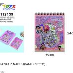 KSIAZKA Z NAKLEJKAMI 3410850