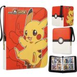 DUŻY PRZENOŚNY ALBUM KLASER SEGREGATOR NA KARTY POKEMON 400 KART ZAMEK 3411066