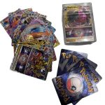 55 PCS Pokemon świecąca kocie oko karta elfa po angielsku Vmax Gx 3411123