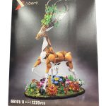 Klocki konstrukcyjne „Deer in Bloom” – artystyczna figurka jelenia 3411889
