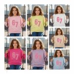 Bluzy DZIECIĘCA size 4-14 lat_ paczka 12szt _mix kolor 9999276