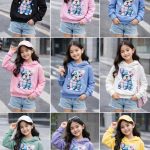 Bluzy DZIECIĘCA size 4-14 lat_ paczka 12szt _mix kolor 9999279