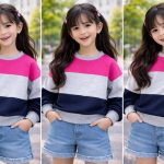 Bluzy DZIECIĘCA size 4-14 lat_ paczka 6szt _1 kolor 8210293