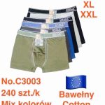 Bokserki MĘSKA size m-2xl_paczka 24szt_mix kolor 9736548