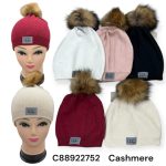 Czapki Damskie_ paczka 12szt_ mix kolor 9736967