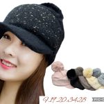 Czapki Damskie_ paczka 12szt_ mix kolor 9737024