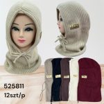 Czapki Damskie_ paczka 12szt_ mix kolor 9736984