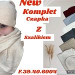 Komplety Czapki Damskie_ paczka 12szt_ mix kolor 9737656