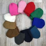 Komplety Czapki Damskie _ paczka 12szt_mix kolor 9737694