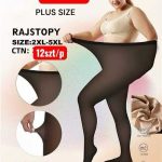 Rajstopy Damskie _ Size 2-5XL_ paczka 12szt_1 kolor 9736483