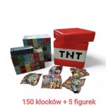 MAGNETYCZNY ZESTAW KLOCKÓW JAK MINECRAFT 150 KLOCKÓW + 5 FIGURKI 7164491