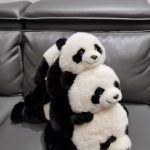 Maskotka PLUSZOWY LEŻĄCA PANDA 40CM