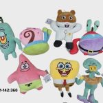 MASKOTKI SPONGEBOB PATRYK PLANKTON SKALMAR