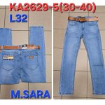 Spodnie jeansowe MĘSKA _ Size 30-40_ paczka 12 szt