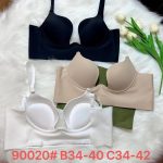 Biustonosz damskie_ Miska B 34-40 paczka 6szt _1 kolor