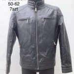 Kurtki skórzane MĘSKA _ Size 50-62 _paczka 7szt_1 kolor 1128685