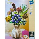 KLOCKI KWIATY KWIATKI W WAZONIE WAZON ZESTAW . BUKIET 3D KWIATÓW 9718737
