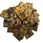 NOWY KARTY POKEMON KOLEKCJONERSKIE TALIA 55 KART ZŁOTA EDYCJA ZESTAW GOLD 9718918