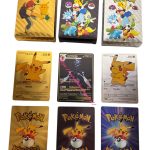 KARTY POKEMON 3W1 165 SZTUK ZOŁTE – CZARNE – SREBRO 9718935