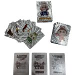 SREBRNE  KARTY  LABUBU  55 SZTUK  KOLEKCJONERSKIE KARTY DO GRY 9718949