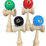 KENDAMA Drewniana Gra Zręcznościowa Łapanie Kulki 9719354