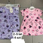 Sukienki DZIECIĘCA size 2-5 lat_ paczka 4szt _1 kolor 9295196