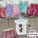 Komplety DZIECIĘCA size 9-24 m_ paczka 4szt _1 kolor 4470641