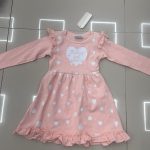 Sukienki DZIECIĘCA size 5-8 lat_ paczka 4szt _1 kolor