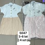 Sukienki DZIECIĘCA size 3-6 lat_ paczka 4szt _1 kolor