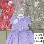 Sukienki DZIECIĘCA size 2-5 lat_ paczka 4szt _1 kolor 4974245