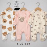 Body DZIECIĘCA size 0-3 m_ paczka 6szt _1 kolor