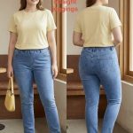 Jeansy DAMSKA _ Size 44-54_ paczka 10 szt