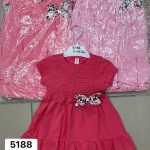 Sukienki DZIECIĘCA size 2-5lat _ paczka 4szt _1 kolor