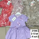 Sukienki DZIECIĘCA size 2-5lat _ paczka 4szt _1 kolor 8410308