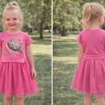 Sukienki DZIECIĘCA size 4-14 lat_ paczka 6szt _1 kolor 3877809