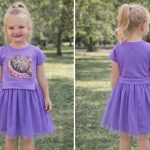 Sukienki DZIECIĘCA size 4-14 lat_ paczka 6szt _1 kolor 3877810